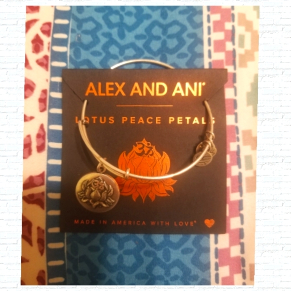 Alex and Ani Lotus Bracelet
